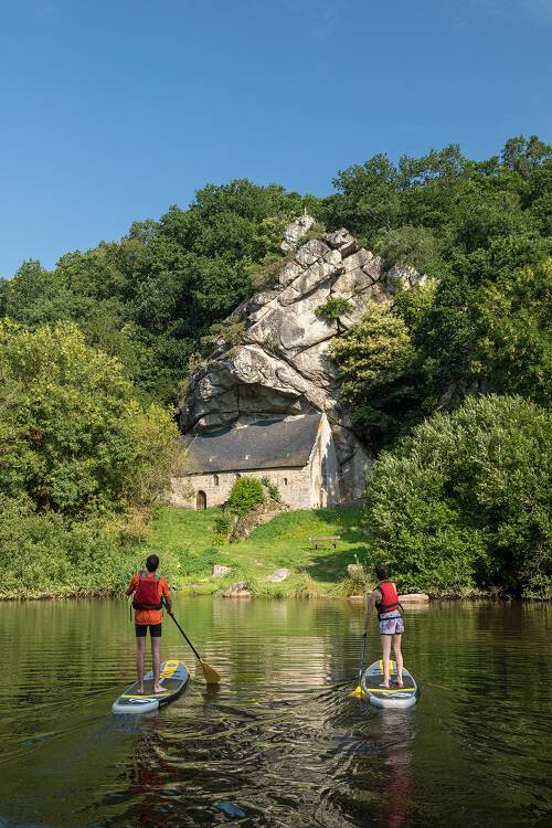 Paddle chapelle Saint-Gildas Vallée du Blavet ©E.Berthier